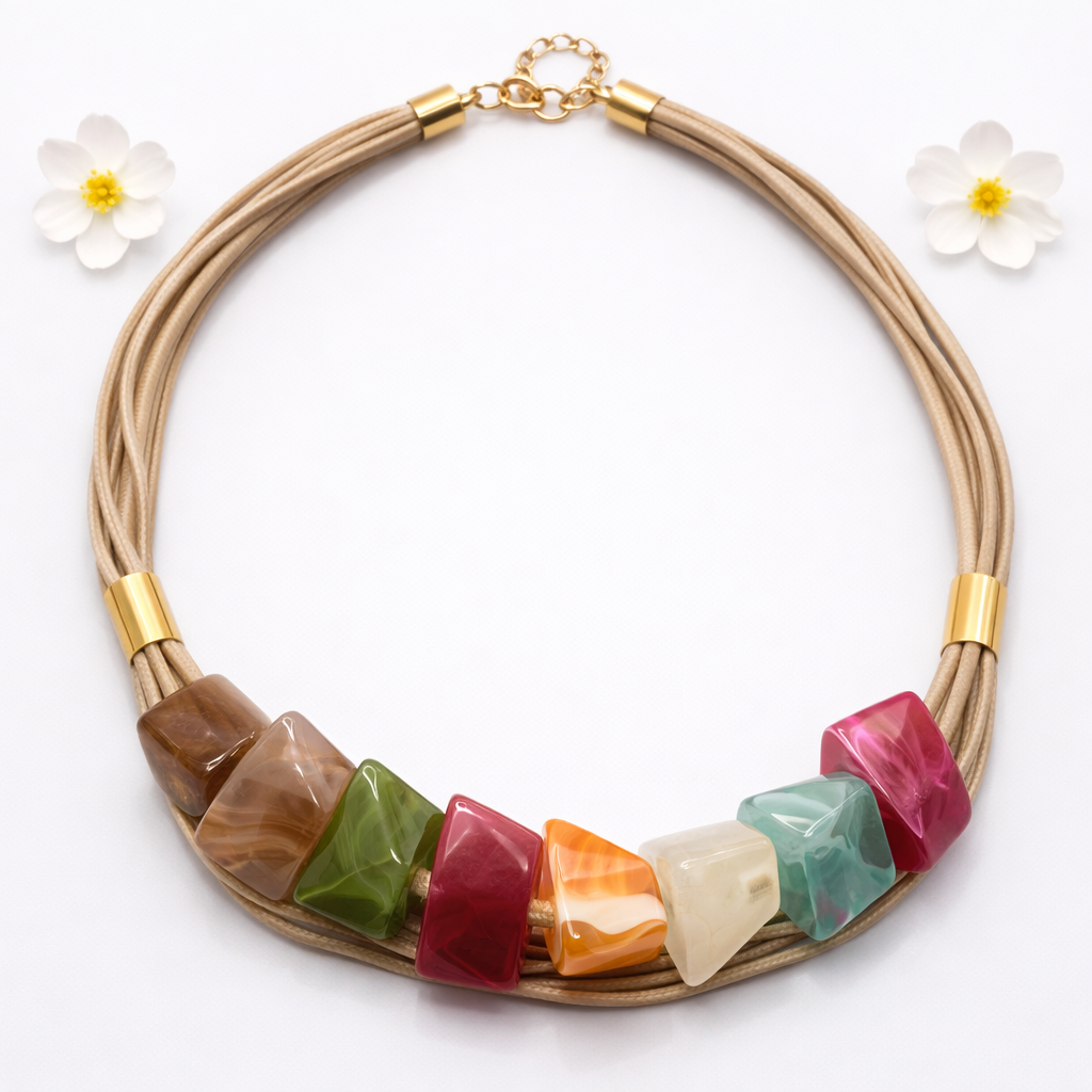 Collar Acrílico Colorido