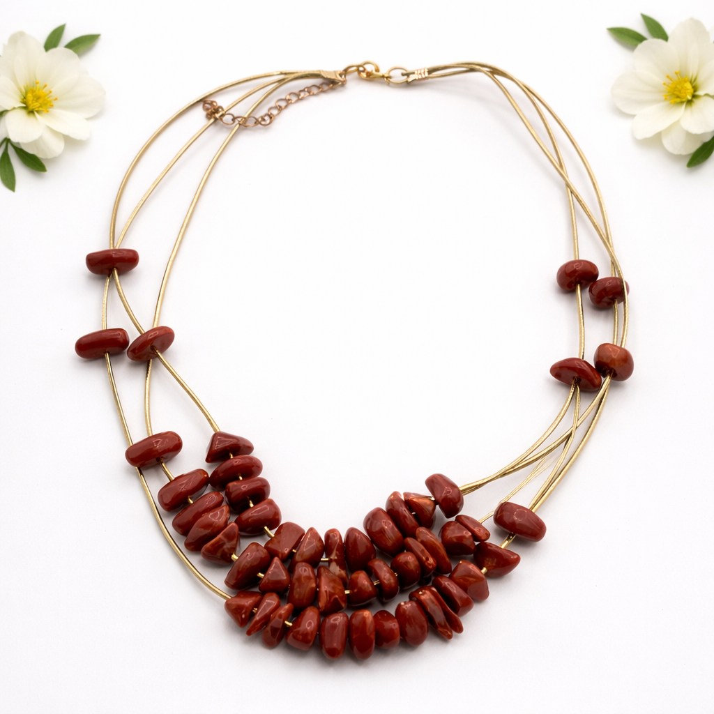 Collar Acrílico Naranja