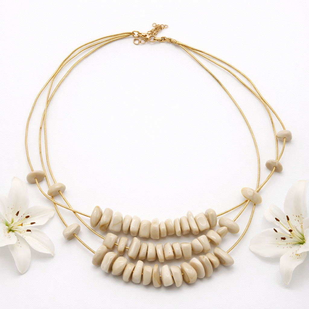 Collar Acrílico Hueso