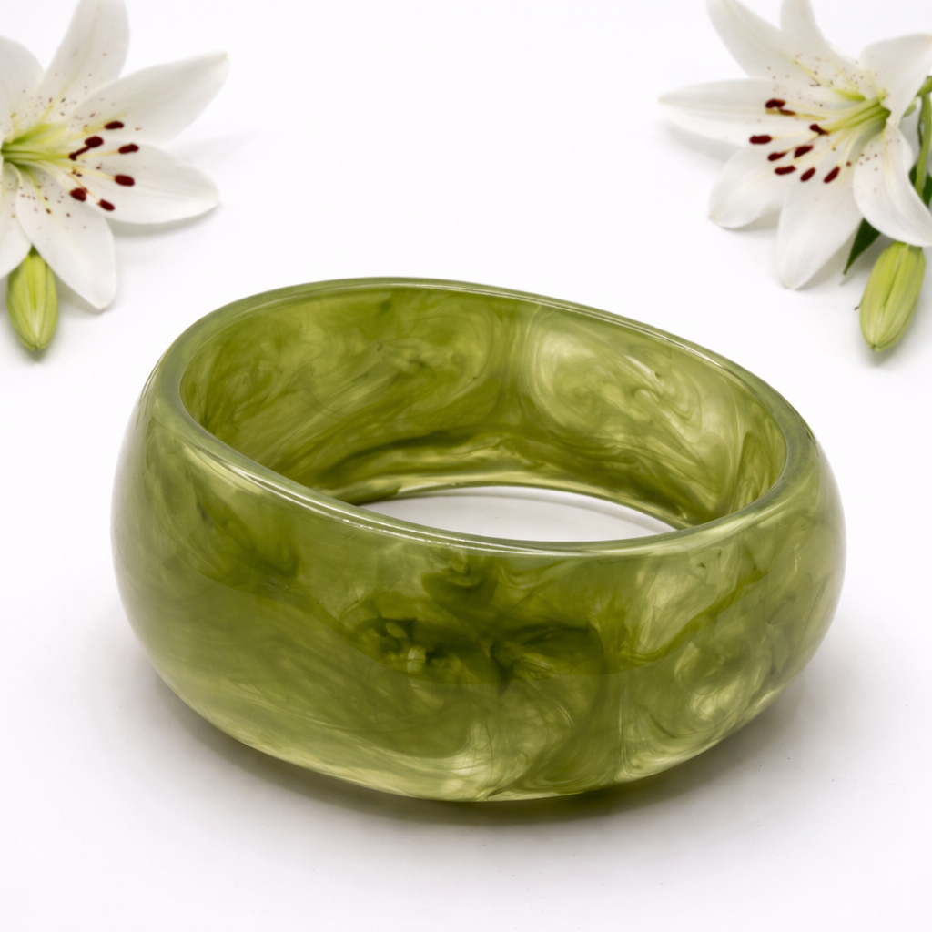 Brazalete Acrílico Verde